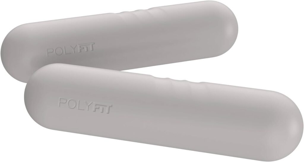 Polyfit Dumbbell Weight Bars for Women - Set of 2 (3.3 LB | 6.5 LB Pair) - Dumbbell Set for Walking, Yoga, Dance, Barre, Pilates, Cardio, Aerobics