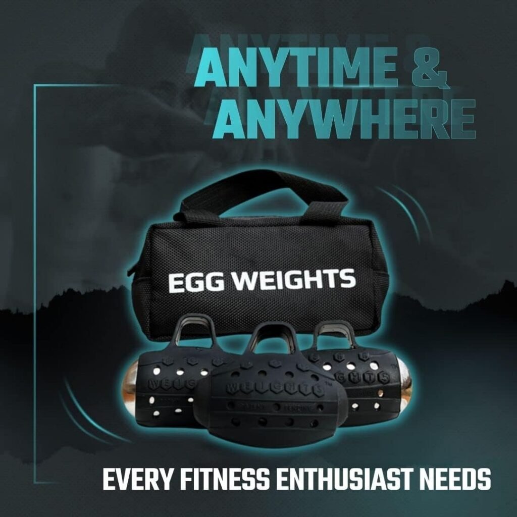 Egg Weights Fitness Hand Dumbbell Sets for Men and Women (4.0 lbs Knockout - Pair, 3.0 lbs Cardio Max - Pair and 2.0 lbs Cardio - Pair) + Free E-Book Workout Guide